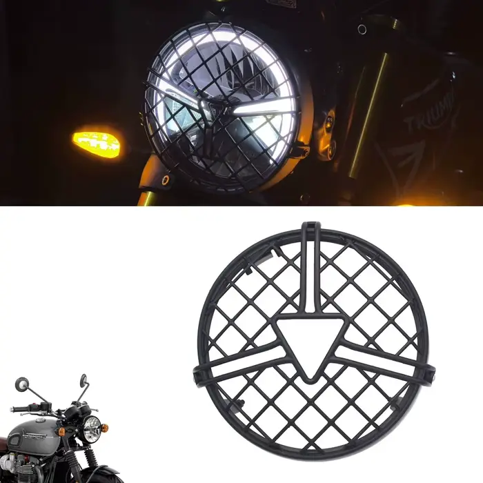 Protecteur de phare de moto pour Triumph Bonneville T100 T120