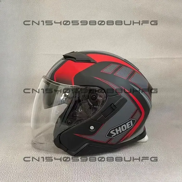 Casque Jet Shoei J-Cruise II AGLERO TC-2, casque ouvert 3/4, pour hommes et femmes, double visière, 