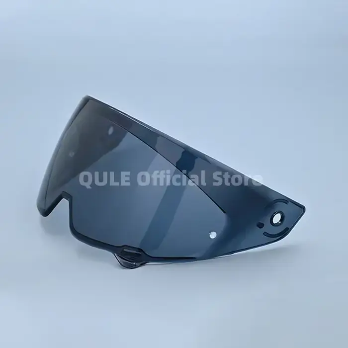 Visière de casque de moto avec placage de lunettes