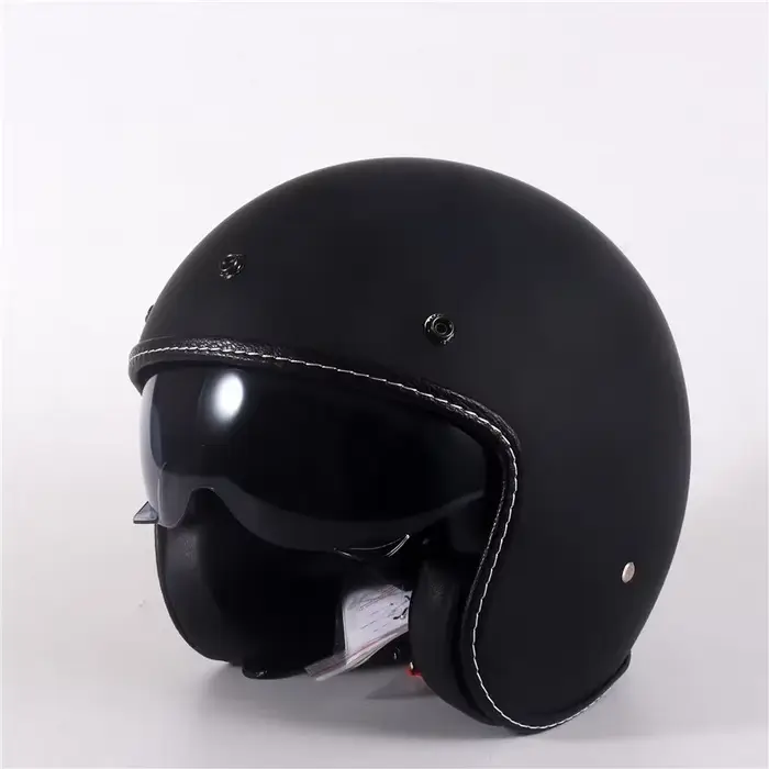 ECE demi-casque casque de moto rétro Vintage
