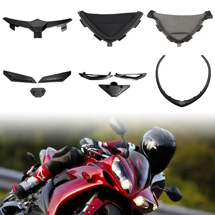 Accessoires de casque de moto