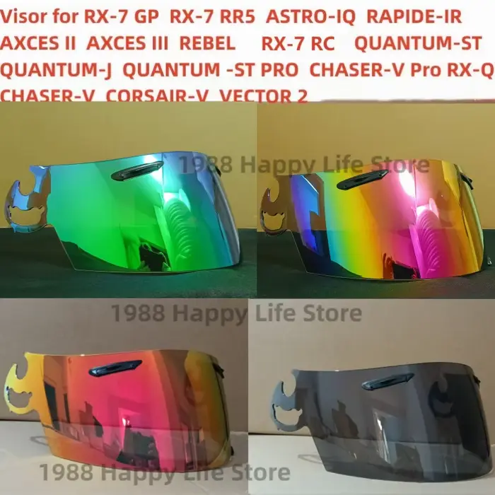 Visière de casque, lentille de protection pour ARAI RX-7 GP RX-7 RR5 ASTRO-IQ RAPIDE-IR AXCES II