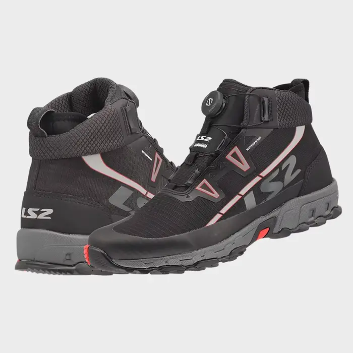 LS2 TREKKER MBW015 Bottes de protection pour moto / Chaussures de moto pour hommes, robustes et rési
