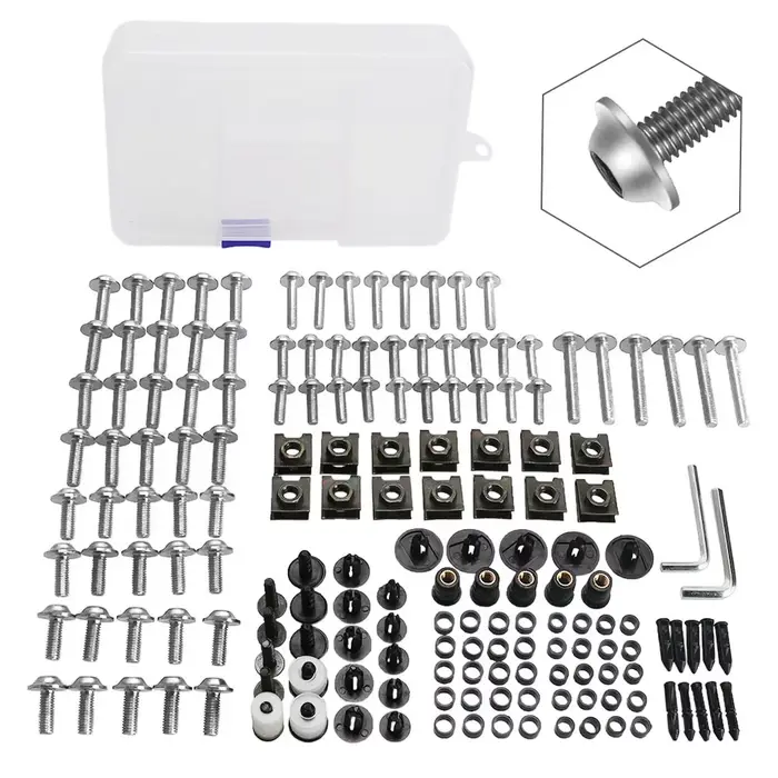 Kit complet de boulons de carénage
