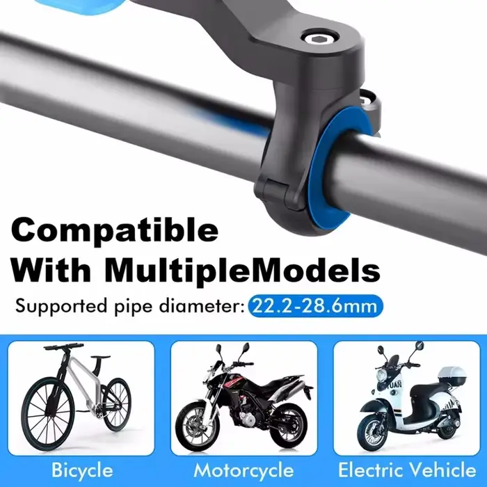 Support de téléphone pour guidon de moto 360 °