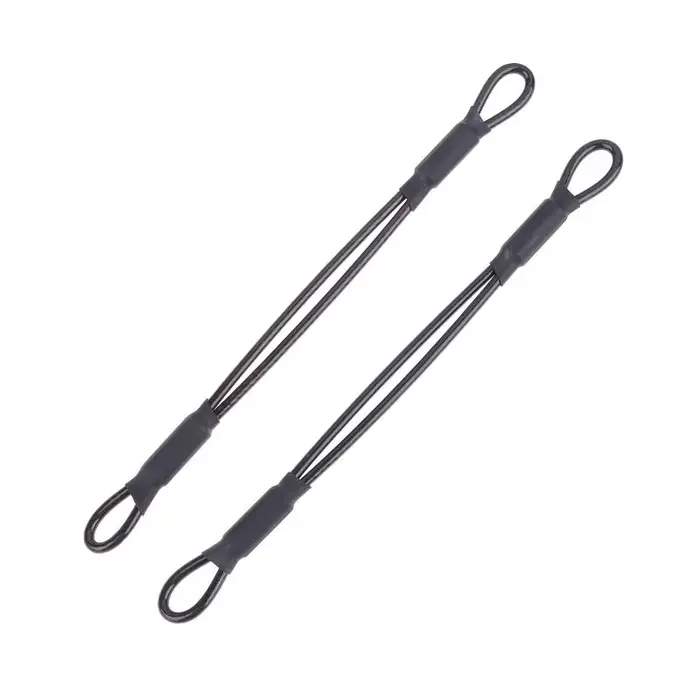 Câble antivol robuste en acier inoxydable pour casque de moto, 2/5/10 pièces
