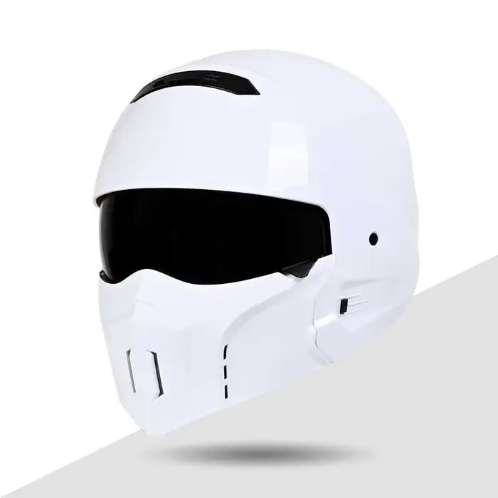 D'expériences de moto intégraux Scorpion approuvés par le DOT pour hommes, lentille noire, perfecgua