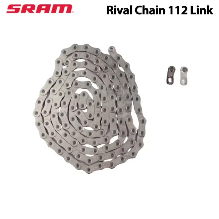 Chaîne Sram Rival 12s 112 maillons argentée