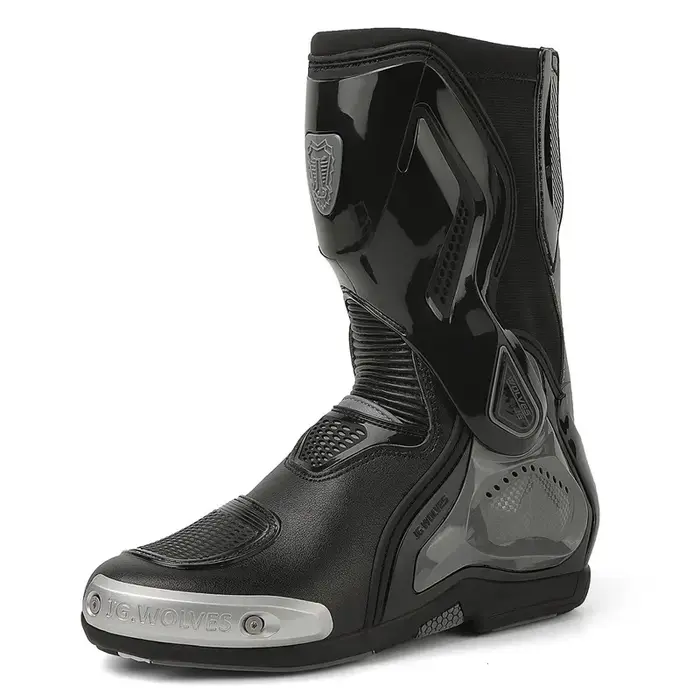 Bottes de moto pour hommes, chaussures de course tout-terrain, antidérapantes, quatre saisons, équip