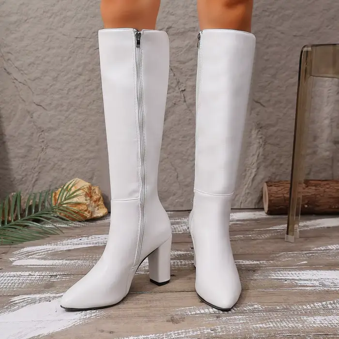 Bottes taille haute de style rétro