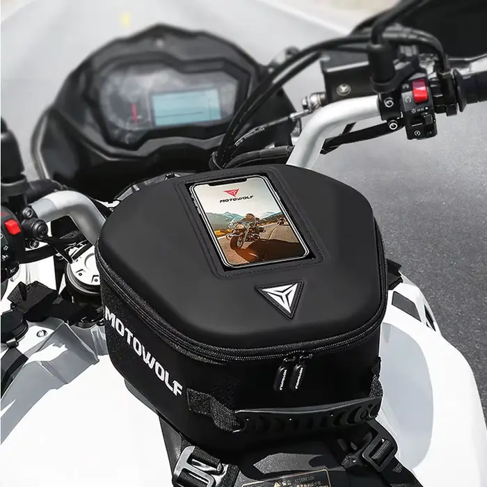 Sac de réservoir de moto, sac de réservoir d'huile et de carburant, réservoir magnétique puissant, s