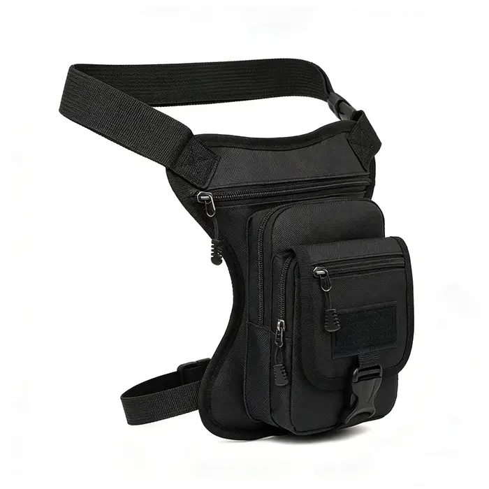 Sac de jambe de moto, ceinture de hanche multifonctionnelle d'extérieur