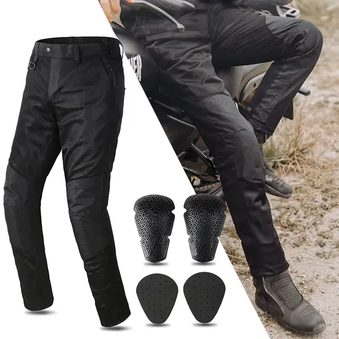 Pantalon de moto en maille d'été pour hommes