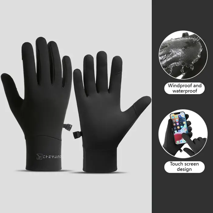 KoKossi hiver gants de cyclisme imperméables gants thermiques antidérapants écran tactile course cyc