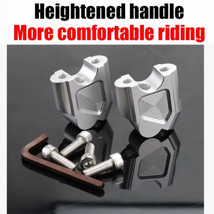 Adaptateur de rehausseurs de guidon de moto