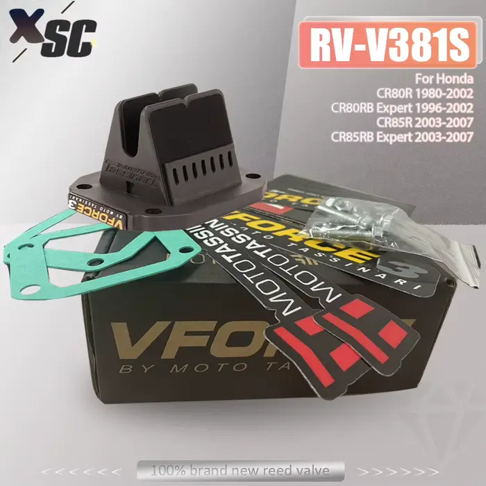 Kit de Valve à lames v381S pour moto, pour Honda CR80 CR85 VForce CR 80 85 Palheta Derbi EBE EBS D50