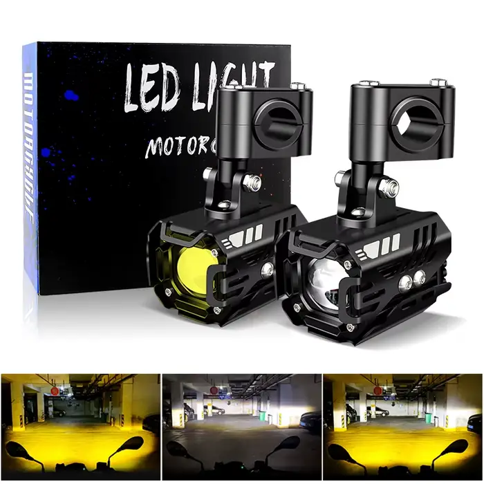 Ensemble auxiliaire de phares antibrouillard LED pour motos, R1200GS, 80W, pour BMW R1200GS F850GS F