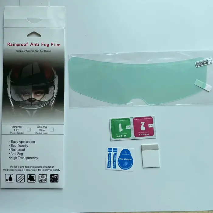 Film de pluie Anti-buée pour casque de moto, pour LS2 HJC SHOEI AGV Arai HJC Nolan Bell Schuberth Da