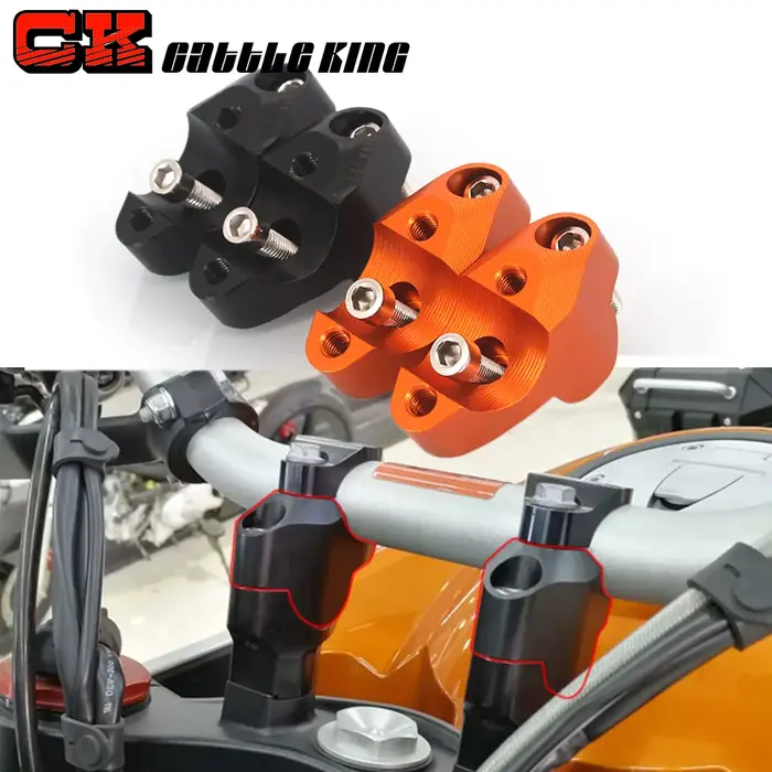 Kit de rehaussement de guidon de moto