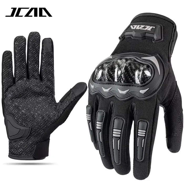 Gants de moto d'été pour hommes, pour écran tactile, pour Dirt Bike, Motocross, coque en Fiber de ca