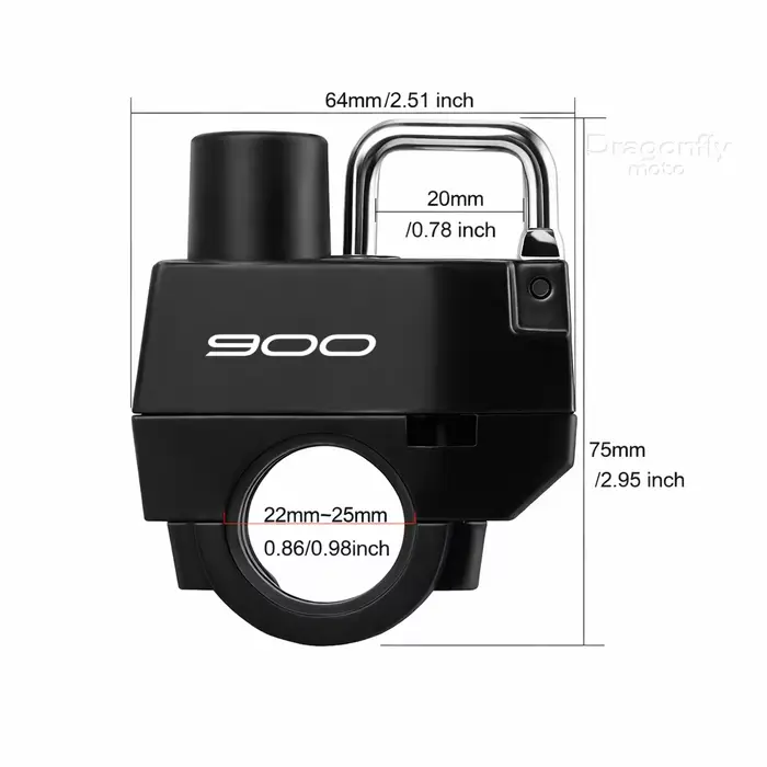 Verrou de casque de moto pour KAWASAKI Z900 Z 900 2017-2026 2025 2024 2023 2022
