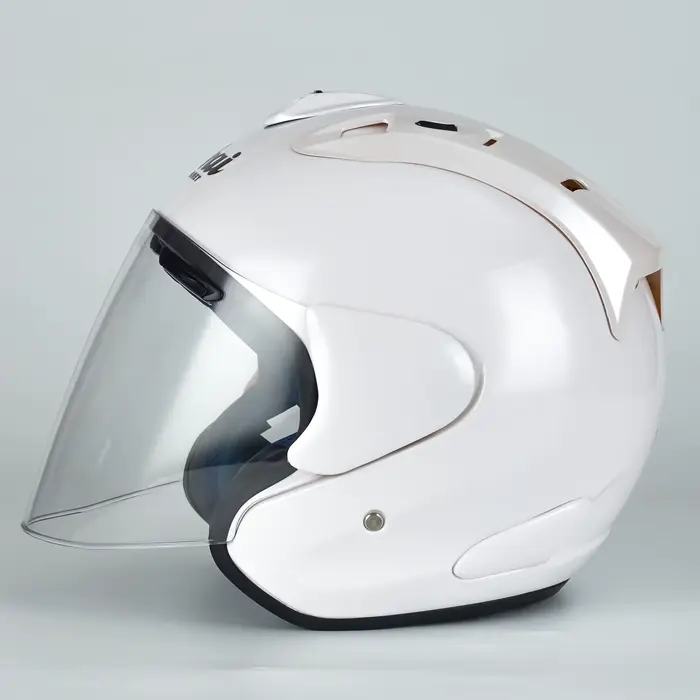 Ram4 blanc nouveau design demi-casque hommes et femmes moto tout-terrain casque d'été course montagn