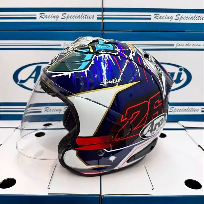Casque ouvert VZ-RAM Pedrosa Shogun 3/4 casque hors route course Motocross casque de moto