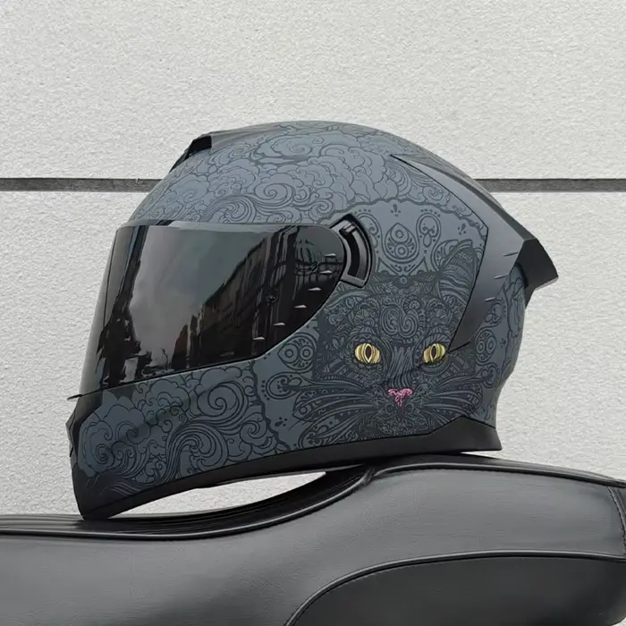 Casque intégral de moto en Fiber de carbone