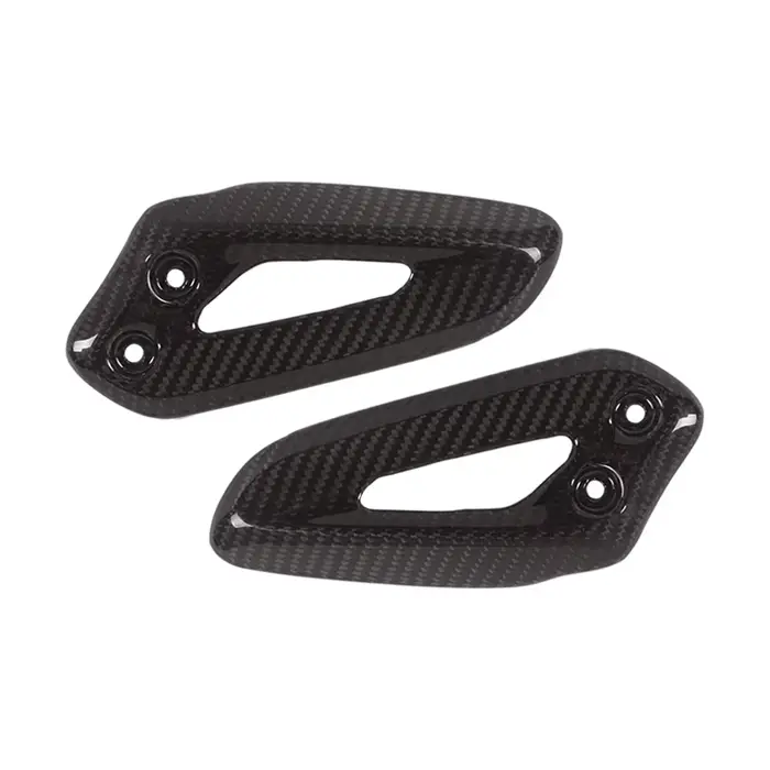 Accessoires de protection de talon de moto, plaque de repose-pieds arrière, fibre de carbone, Triump