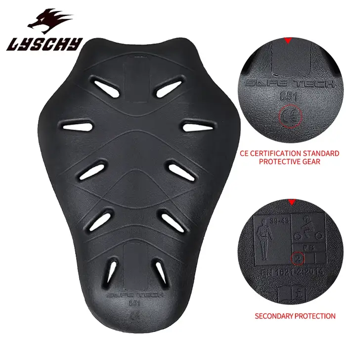 LYSCHY – armure de Protection arrière pour moto, Certification CE à 2 niveaux, Protection du corps, 