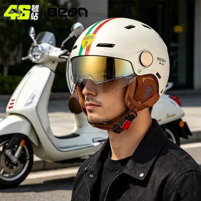 Casque de moto BEON B112 à double visière