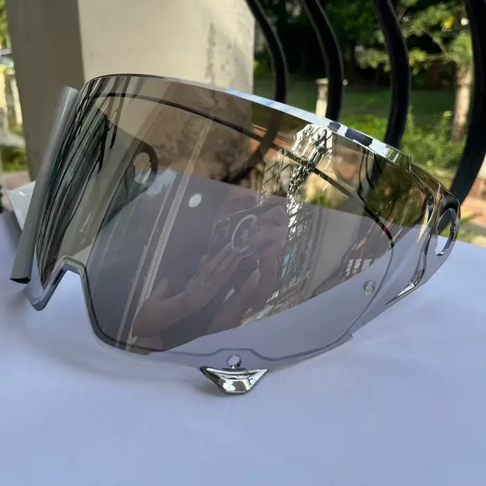 Atlas 2.0 visière de casque pour RUROC ATLAS 2.0 casques de moto lentille lunettes placage argent ro