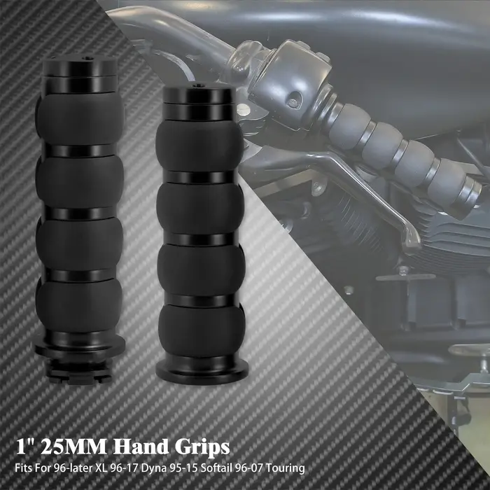 Poignées de moto 1 "25mm, barre de poignée universelle pour Harley Sportster XL1200 Touring Street G