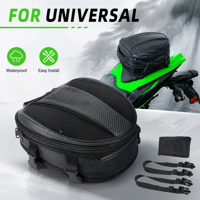 Sacs de selle arrière étanches pour motos