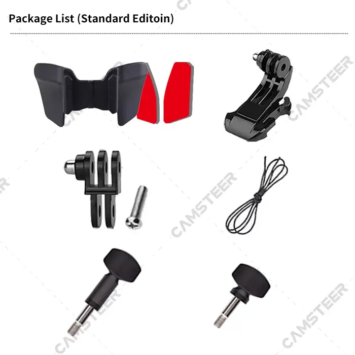 NEXX X.WED 2 support de menton pour casque de moto personnalisé pour GoPro12 11 10 9 Insta360 X4 X3 