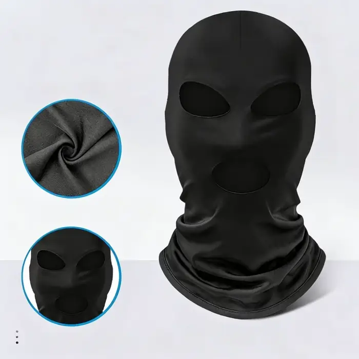 Cagoule coupe-vent pour moto, masque facial, cache-cou, bandana