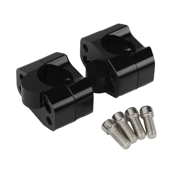Pince de guidon de moto 1-1/8 "28mm, adaptateur de poignée, accessoires en aluminium CNC, course uni