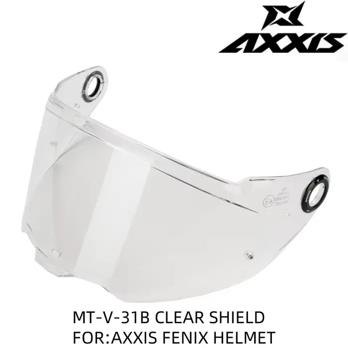 Visière de remplacement Axxis Fenix Helmet Shield, MT-V-31B, accessoires Axxis originaux, installati