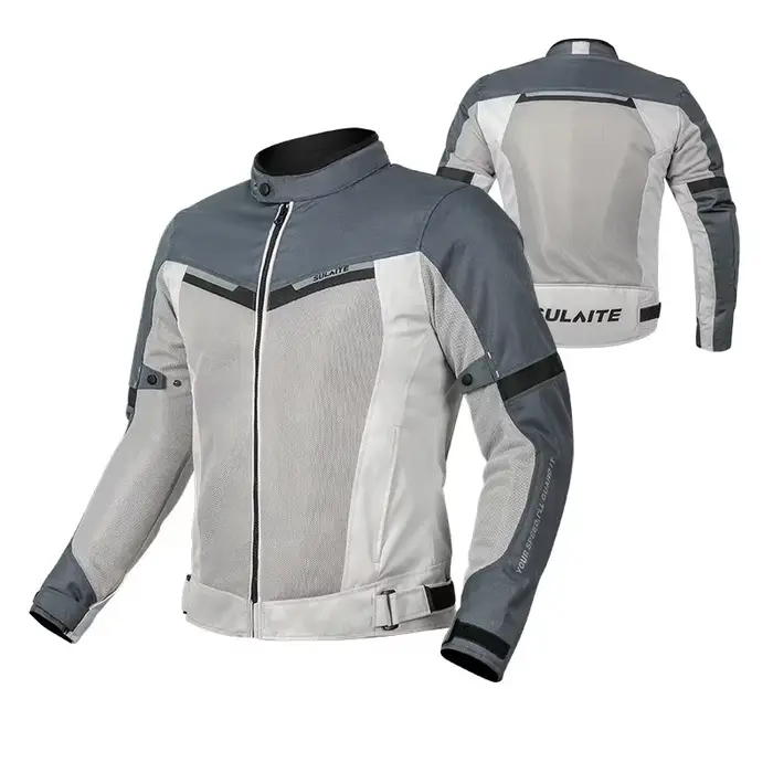 Veste d'été en maille respirante pour Moto, unisexe, Protection de course, rembourrage, vêtements po