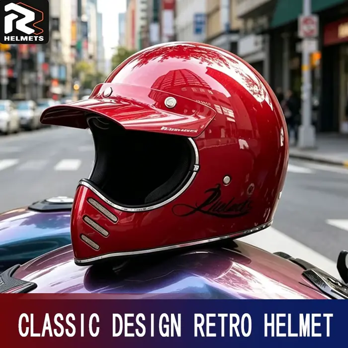 Casque de moto, casque cross-country
