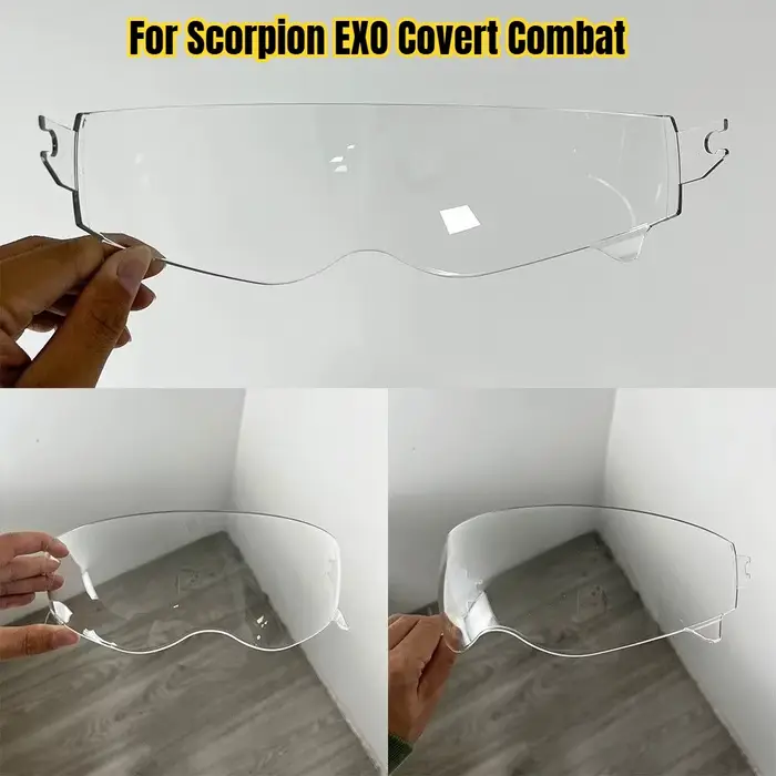 Visière de casque Covert pour SCORPION EXO Combat Covert-X, accessoires de protection faciale, lenti