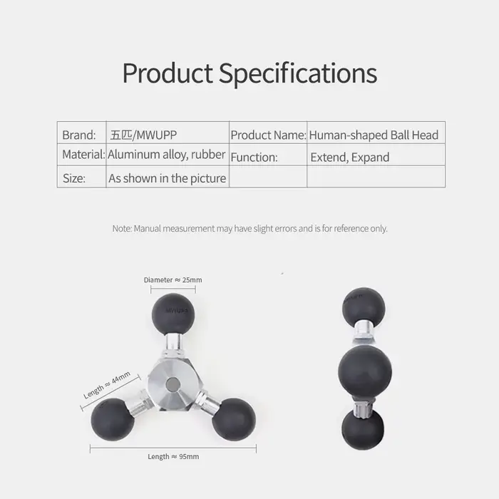 OSOPRO Accessoire de base de support de téléphone pour moto