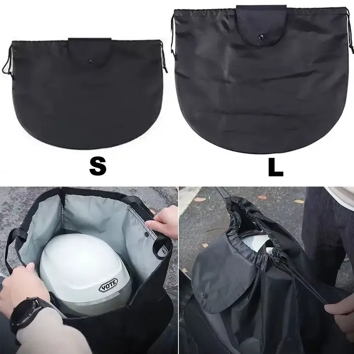Sac de rangement portable pour casque intégral/demi-visage de moto