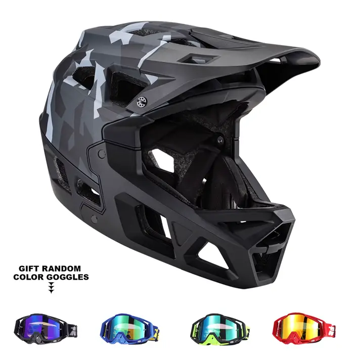 Casque intégral de vélo Seeker pour cross-country, casque de protection pour VTT et descente, casque