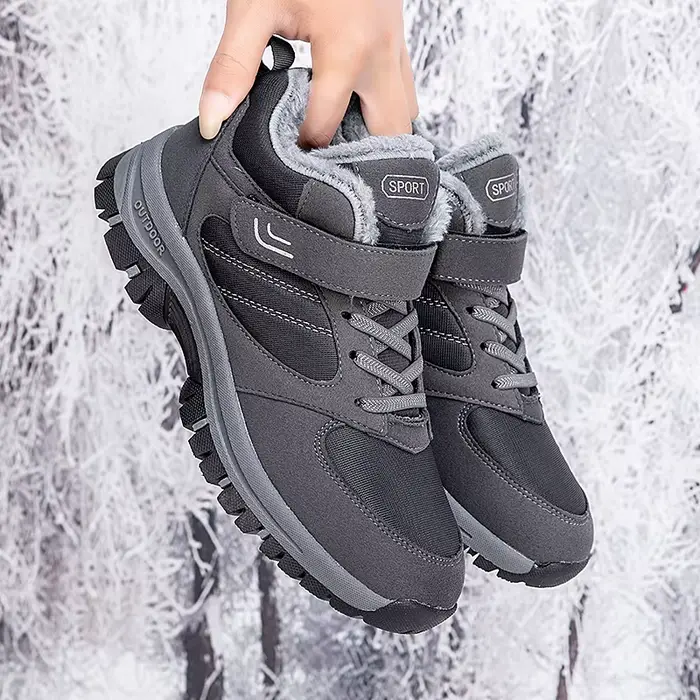 ELUVA bottes d'hiver pour hommes chaussures d'extérieur antidérapantes imperméables thermiques botte