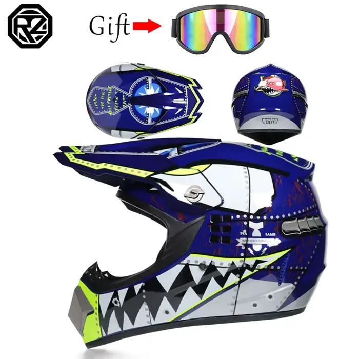 ORZ casque tout-terrain professionnel pour enfants voiture de sport descente AM DH casque tout-terra