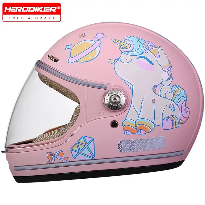 Casque Anti-chute pour enfants casques de Moto de dessin animé mignon
