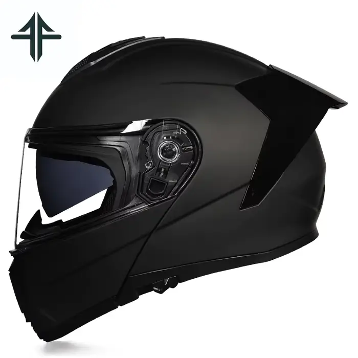 Casque intégral de Moto personnalisé pour hommes et femmes, à la mode, à double lentille, pour cours