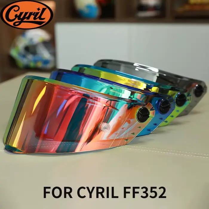 Visière de casque intégral pour casques CYRIL FF352 R1 R1-pro
