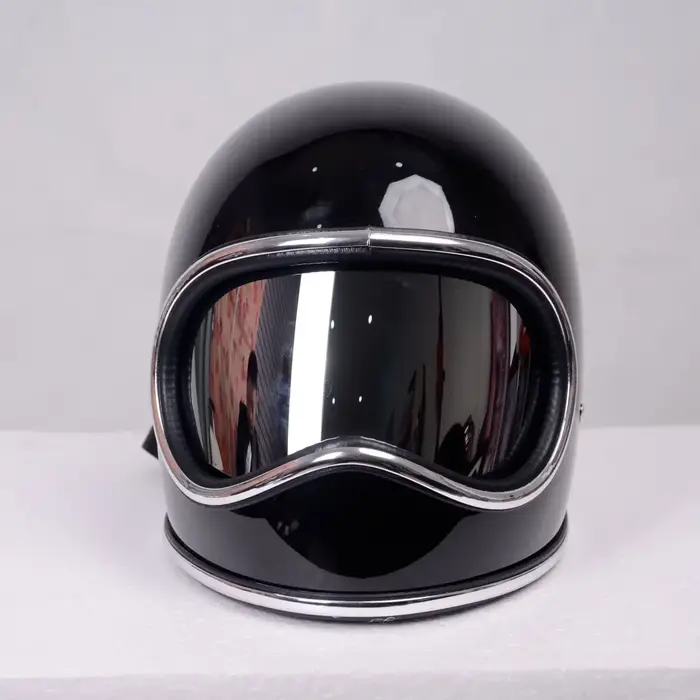 Casque de Moto chaud coque en fibre de verre casque de Moto DAVID série 2 cavalier engrenages Vintag